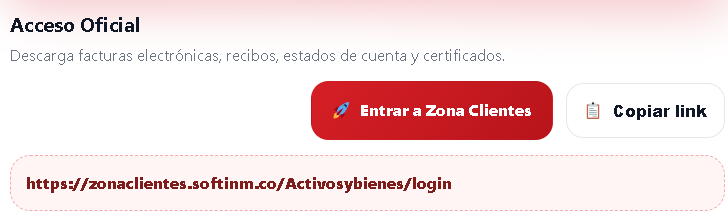 Paso 1 - Enlace Zona Clientes